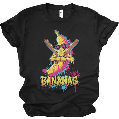 Baseball Banana Graffiti Urban For Kids Unisex Jersey T-Shirt - Sportilla