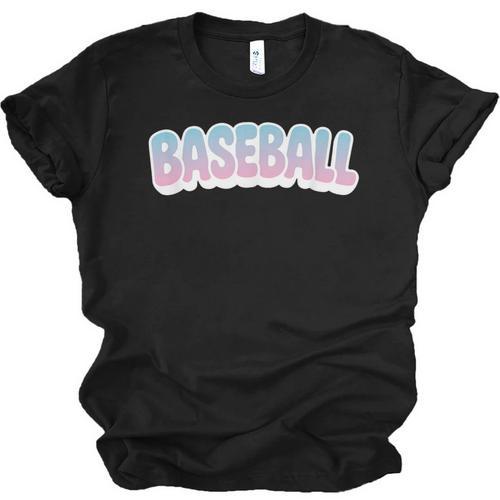 Baseball Bubble Letter Unisex Jersey T-Shirt - Sportilla
