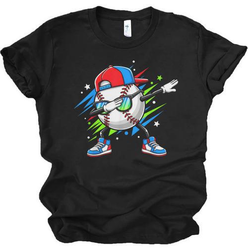 Baseball Dabbing Sports For Boys And Girls Game Day Unisex Jersey T-Shirt - Sportilla
