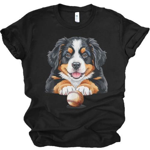 Baseball Dog Men & Women Unisex Jersey T-Shirt - Sportilla