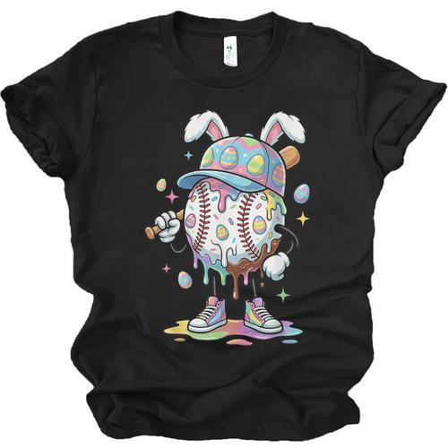 Baseball Drip Ice Cream Apparel Youth Boy Easter Day Unisex Jersey T-Shirt - Sportilla
