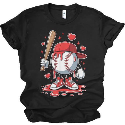 Baseball Drip Icecream Apparel Youth Boy Valentine Unisex Jersey T-Shirt - Sportilla
