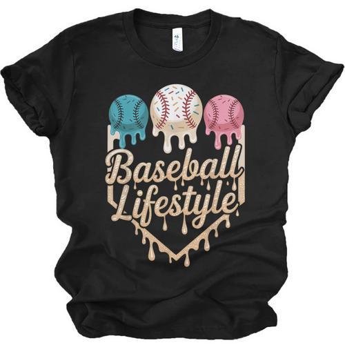 Baseball Drip Icecream Unisex Jersey T-Shirt - Sportilla