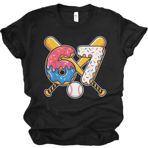 Baseball Drip Number 67 Player 67th Birthday Meme Unisex Jersey T-Shirt - Sportilla