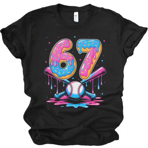 Baseball Drip Number 67 Player 67Th Birthday Baseball Meme Unisex Jersey T-Shirt - Sportilla