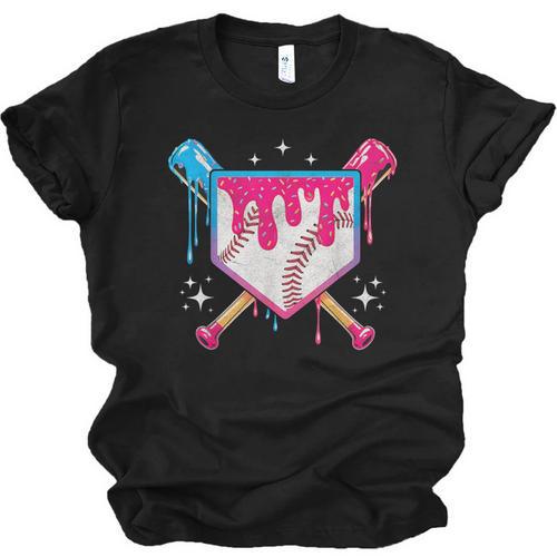Baseball Drip Purple Glove Respect The Drip Youth Boys Girls Unisex Jersey T-Shirt - Sportilla