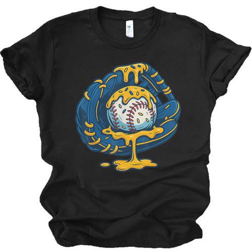 Baseball Drip Team For Boys Ice Cream Cool Unisex Jersey T-Shirt - Sportilla