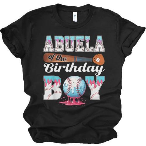 Baseball Ice Cream Drip Abuela Of The Birthday Boy Unisex Jersey T-Shirt - Sportilla