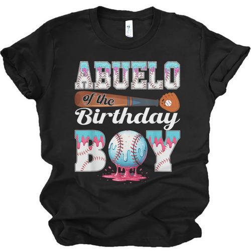 Baseball Ice Cream Drip Abuelo Of The Birthday Boy Unisex Jersey T-Shirt - Sportilla