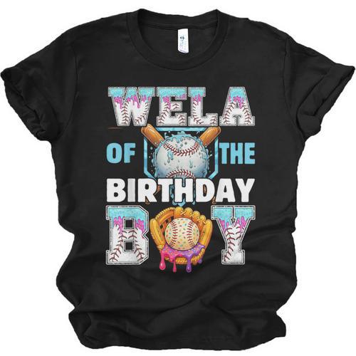 Baseball Ice Cream Drip Wela Of The Birthday Boy Unisex Jersey T-Shirt - Sportilla