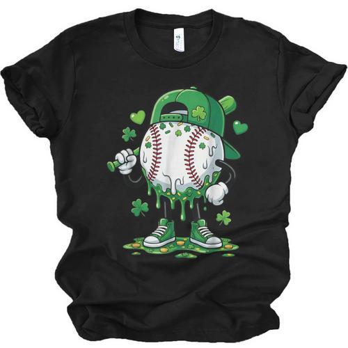 Baseball Icecream Apparel Youth Boy St Patrick's Day Unisex Jersey T-Shirt - Sportilla