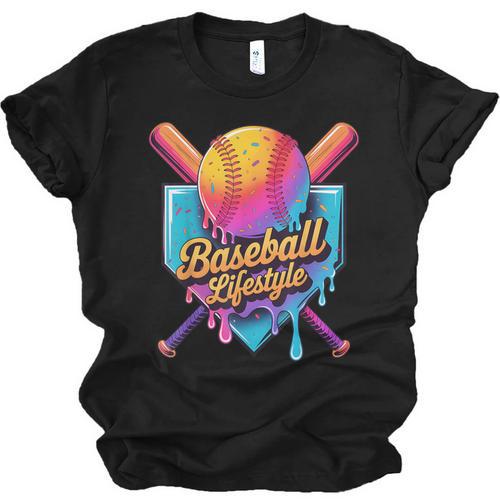 Baseball Lifestyle Drip Icecream Unisex Jersey T-Shirt - Sportilla