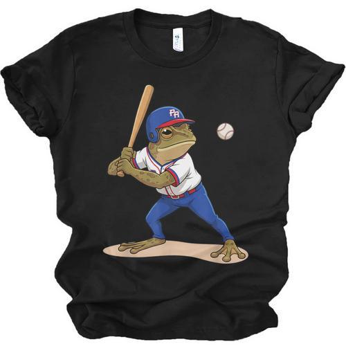 Baseball Puerto Rico Patriotic Flag Boricua Baseball Player Unisex Jersey T-Shirt - Sportilla