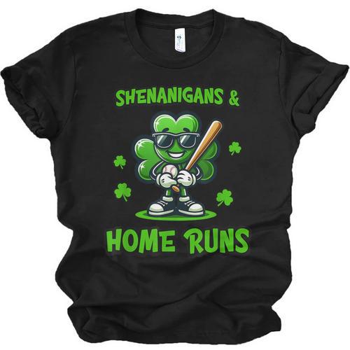 Baseball St Patrick's Day Irish Shamrock Trendy Unisex Jersey T-Shirt - Sportilla