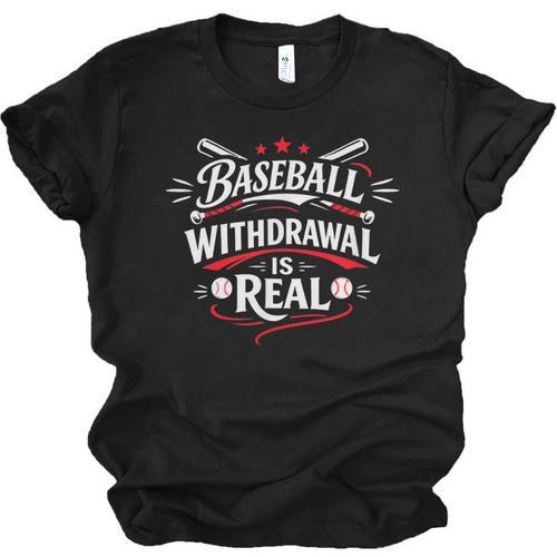 Baseball Withdrawal Is Real Unisex Jersey T-Shirt - Sportilla