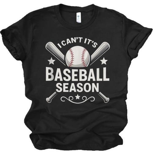 I Can't It's Baseball Season Unisex Jersey T-Shirt - Sportilla