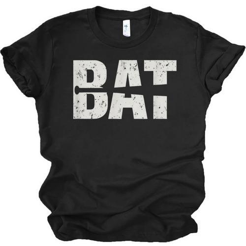 Cool Bat Dad Baseball Tee Women Kids Unisex Jersey T-Shirt - Sportilla