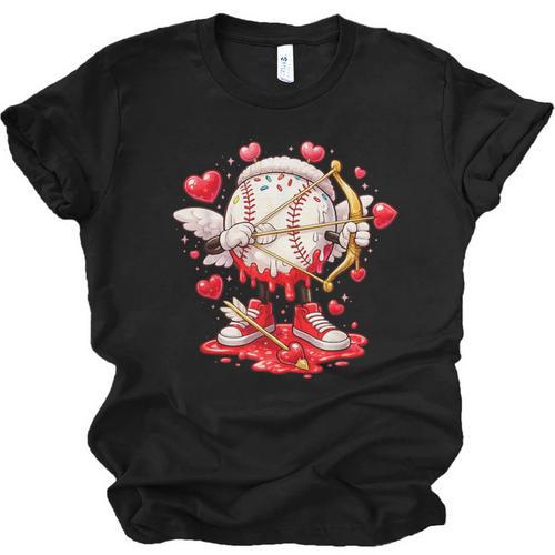Cupid Baseball Drip Icecream Apparel Youth Boy Valentine Unisex Jersey T-Shirt - Sportilla