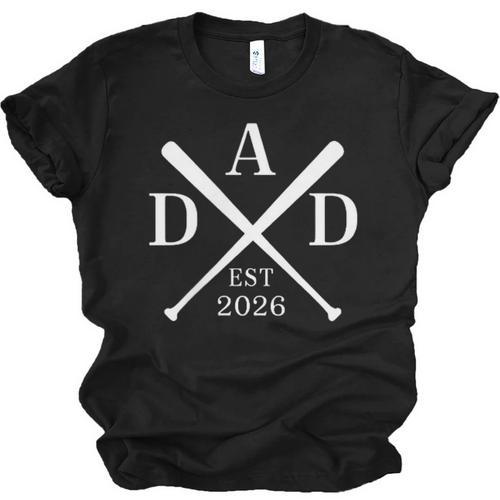 Dad Est 2026 Father Loading New Dad Baseball Pocket Unisex Jersey T-Shirt - Sportilla