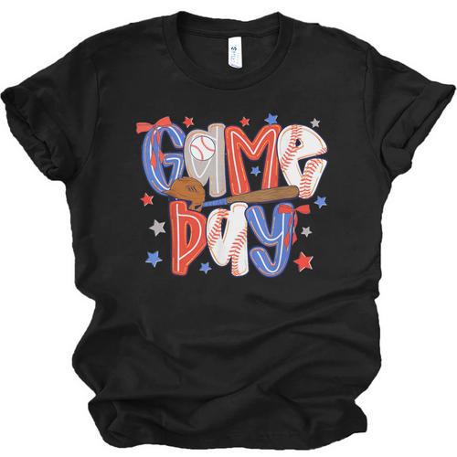 Game Day Baseball Lover Field Day Men Women Kid Unisex Jersey T-Shirt - Sportilla