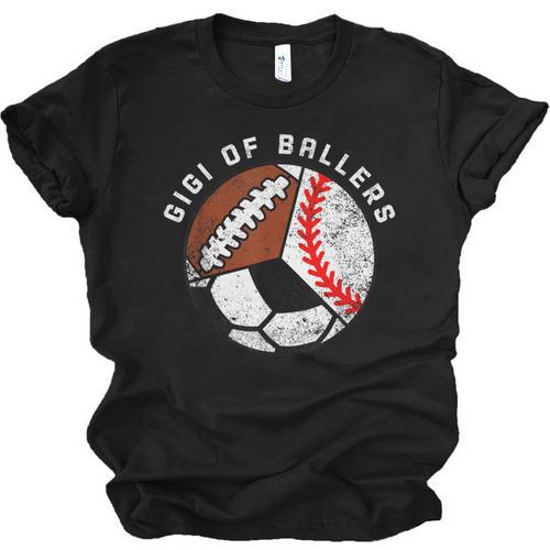 Gigi Of Ballers Baseball Soccer Football Gigi Unisex Jersey T-Shirt - Sportilla