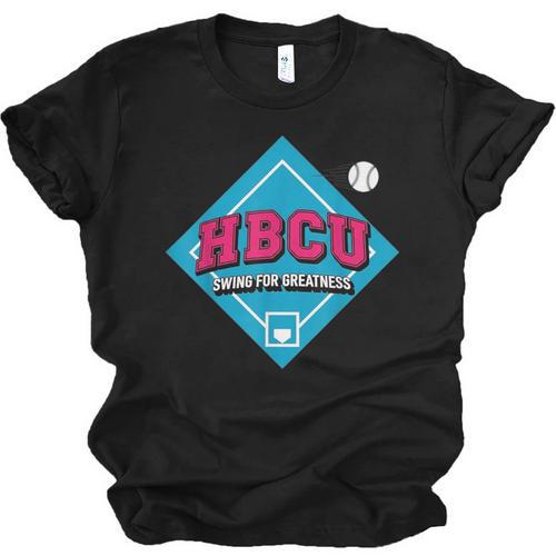 HBCU Swing For Greatness Baseball Softball College Apparel Unisex Jersey T-Shirt - Sportilla