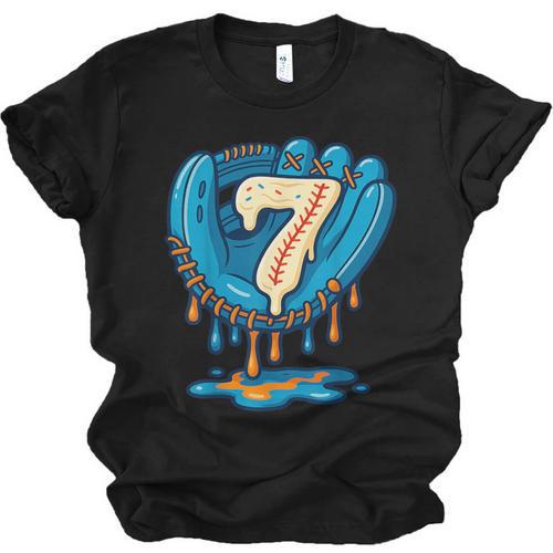 Ice Cream Baseball Glove 7th Birthday Edition Unisex Jersey T-Shirt - Sportilla