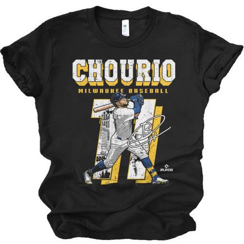 Jackson Chourio Milwaukee MLB Baseball Player MLBJCH201M Unisex Jersey T-Shirt - Sportilla