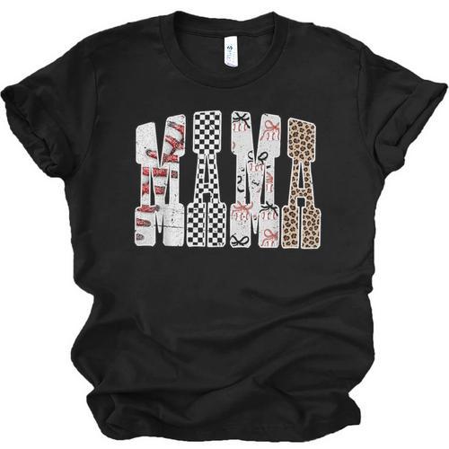 Mama Baseball Season Happy Game Day Trendy Sports Mom Unisex Jersey T-Shirt - Sportilla