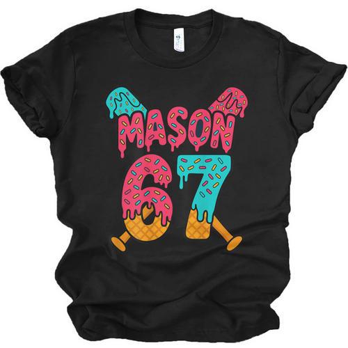 Mason 67 Ice Cream Drip Baseball Meme Unisex Jersey T-Shirt - Sportilla