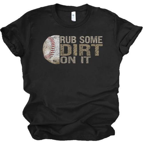 Rub Some Dirt On It Baseball Unisex Jersey T-Shirt - Sportilla