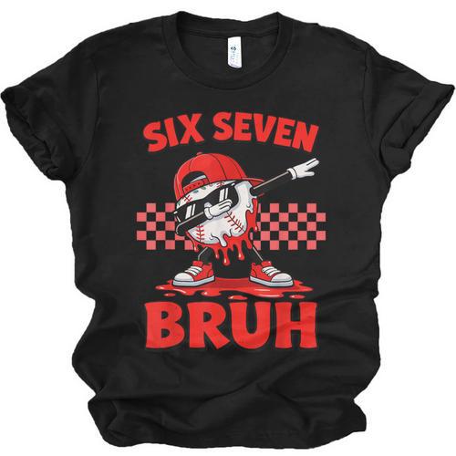 Six Seven 67 Bruh Baseball Valentine’s Day Teens Boys Kids Unisex Jersey T-Shirt - Sportilla