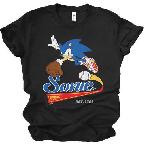 Sonic The Hedgehog Sonic Baseball Est 1991 Unisex Jersey T-Shirt - Sportilla