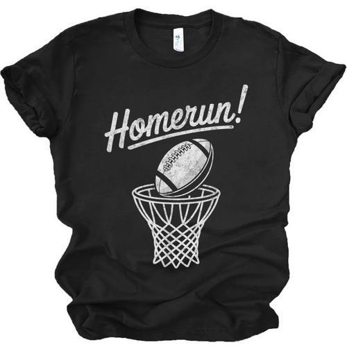 Sports Homerun Football Basketball Baseball Joke Tee Unisex Jersey T-Shirt - Sportilla