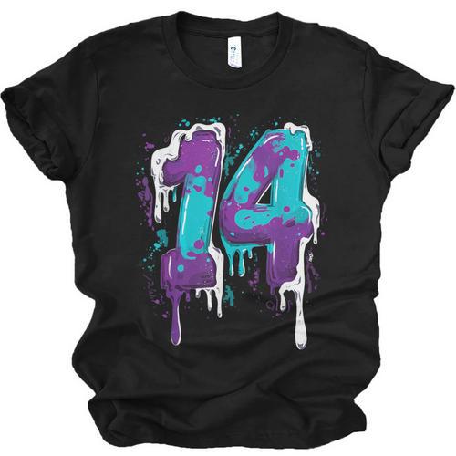 Vintage Baseball 14 Number Unisex Jersey T-Shirt - Sportilla