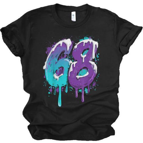 Vintage Baseball 68 Number Unisex Jersey T-Shirt - Sportilla