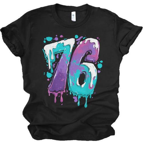 Vintage Baseball 76 Number Unisex Jersey T-Shirt - Sportilla