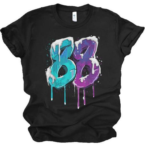 Vintage Baseball 88 Number Unisex Jersey T-Shirt - Sportilla