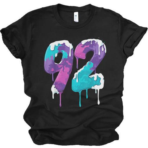 Vintage Baseball 92 Number Unisex Jersey T-Shirt - Sportilla