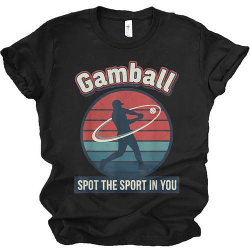 Vintage Baseball Batter Retro Sports Circle Graphic Unisex Jersey T-Shirt - Sportilla