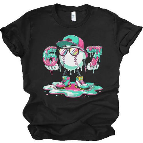 Women's 67 Meme Six Seven 6 7 Meme Baseball Ice Cream Drip Unisex Jersey T-Shirt - Sportilla