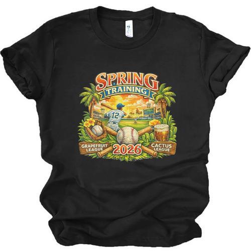 Women's Awesome Spring Trainings 2026 Baseball Arizona Florida Unisex Jersey T-Shirt - Sportilla
