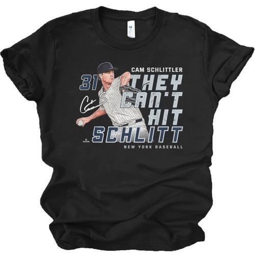 They Can't Hit Schlitt Cam Schlittler New York Baseball MLBP Unisex Jersey T-Shirt - Sportilla