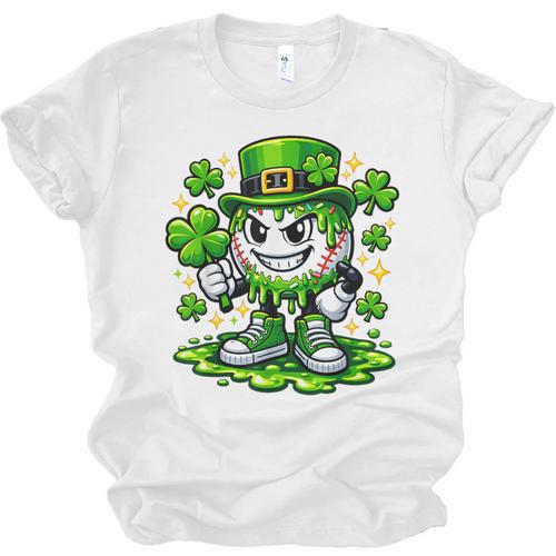 Baseball Drip Icecream Apparel Youth Boy St Patrick Day Unisex Jersey T-Shirt - Sportilla