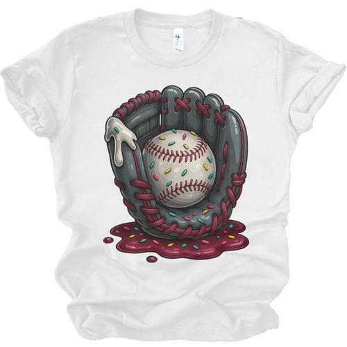 Baseball Drip Team For Boys And Girls Ice Cream Cool Premium Tri-Blend Unisex Jersey T-Shirt - Sportilla