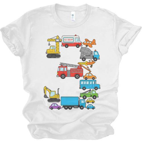 Baseball Ice Cream Drip Vehicles Youth Baseball Drip Premium Tri-Blend Unisex Jersey T-Shirt - Sportilla