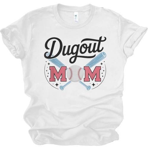 Baseball Mom – Proud Dugout Supporter Unisex Jersey T-Shirt - Sportilla