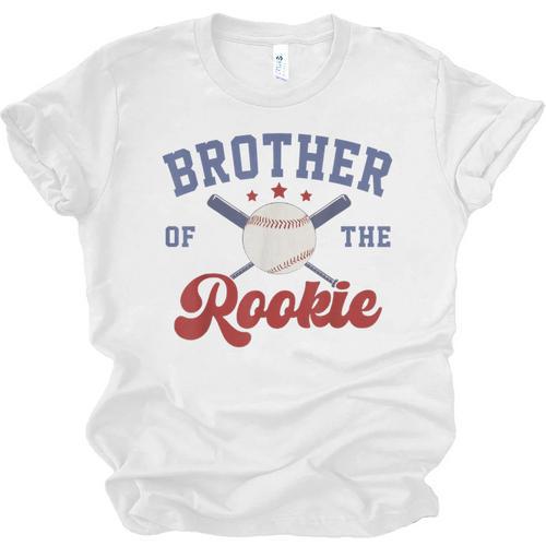 Brother Of Rookie 1st Birthday Baseball Boy Family Matching Unisex Jersey T-Shirt - Sportilla