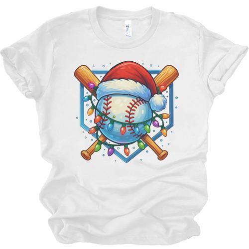 Christmas Baseball Drip For Boys Kids Ice Cream Drip Unisex Jersey T-Shirt - Sportilla