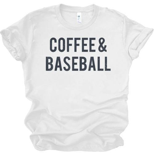 Coffee And Baseball Unisex Jersey T-Shirt - Sportilla